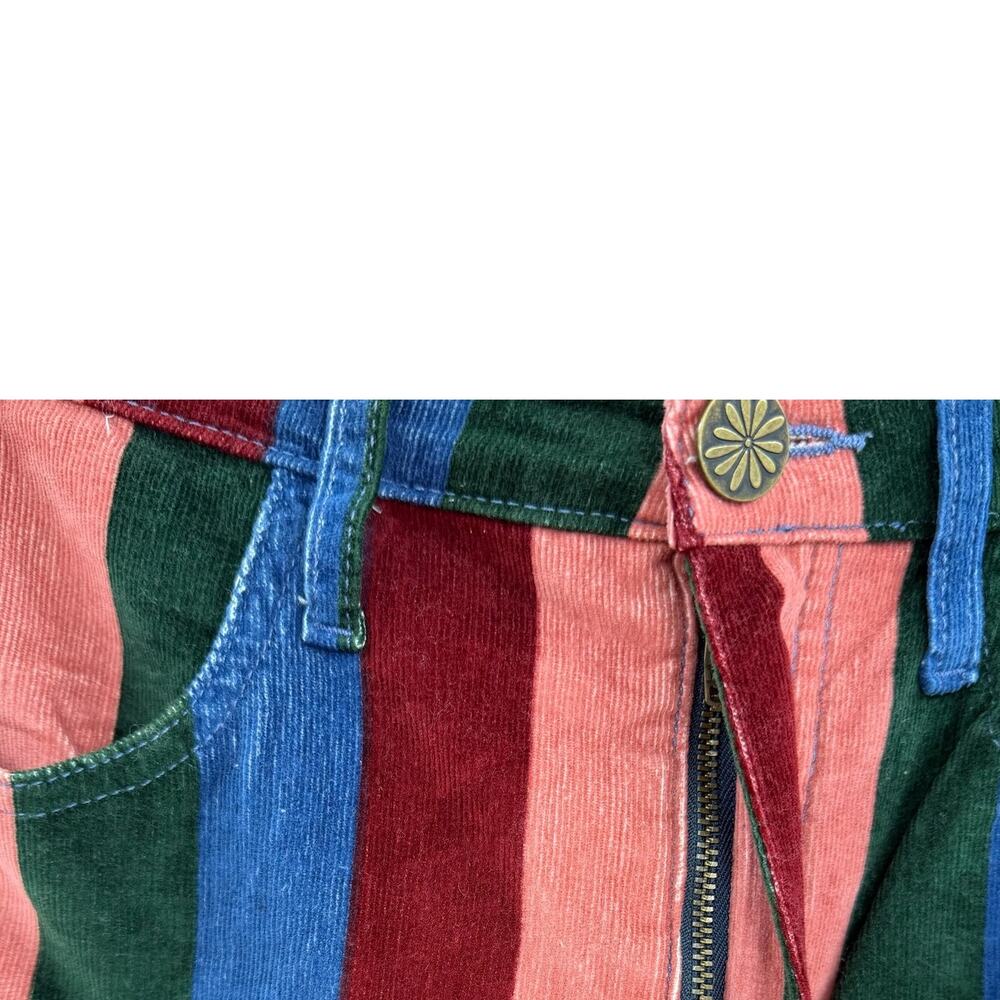 Show Me Your Mumu‎ Berkeley Bells Corduroy Stripe Flare Pants Womens 27 - Picture 5 of 14